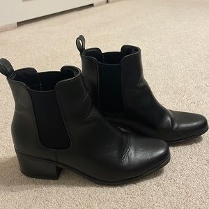 Black ankle boots from Target